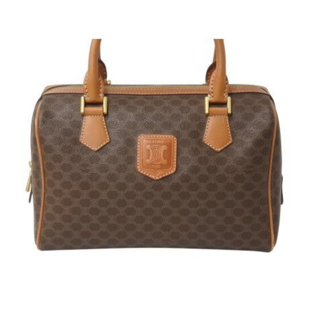 Celine Handbag Macadam Boston Brown Bag Speedy